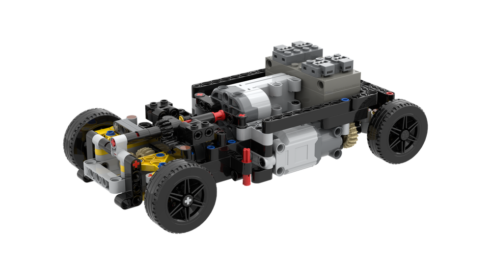 Lego Drift chassis Part-time AWD