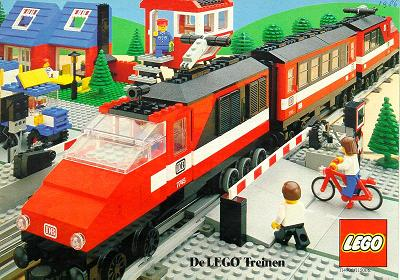 Lego 1986 Medium Train Dutch ((NL) 114906/115006)