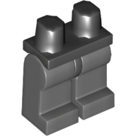 Lego Hips and Dark Bluish Gray Legs / Black