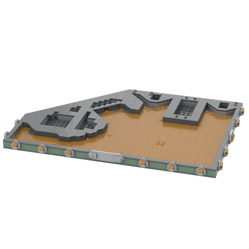 Lego The Lonely Mountain display base