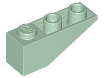 Lego Slope, Inverted 33 3 x 1 / Sand Green