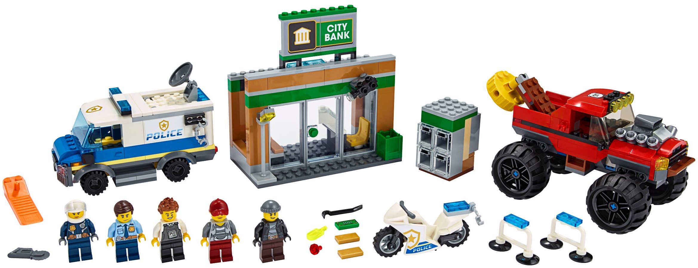 Lego Police Monster Truck Heist