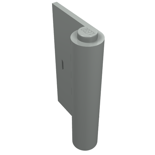 Lego Door 1 x 3 x 4 Left / Light Gray