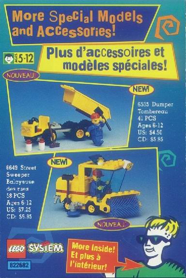 Lego 1995 Insert - Shop at Home - US/Canadian (822682)