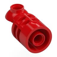 Lego Brick Round 2 x 2 D. Tube with Rotation Joint Ball Half / Red