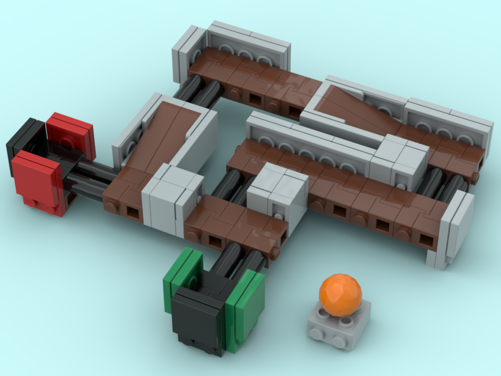 Lego MMM: Modular Marble Maze System