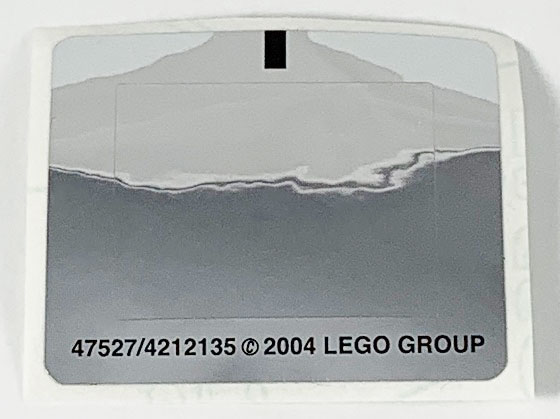 Lego Sticker Sheet 3 for Sets 5940-1, 5942-1, 5943-1