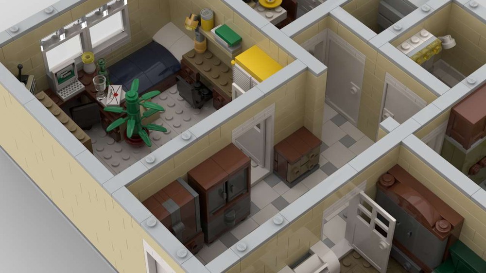 Lego Model of apartment based on real