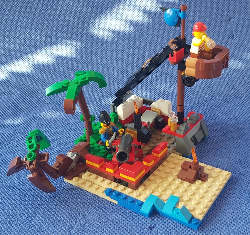 Lego Pirate Outpost , 31109 Alternate Build and Addon to MOC-88469