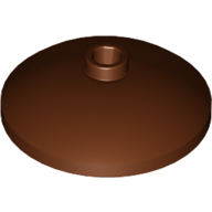 Lego Dish 3 x 3 Inverted [Radar] / Reddish Brown