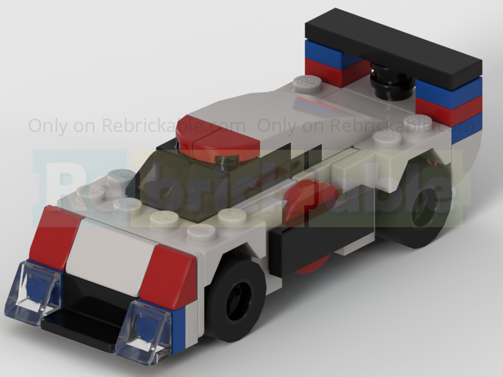 Lego Lancia LC2 Group C Racing Car - Half Speed Champions Scale
