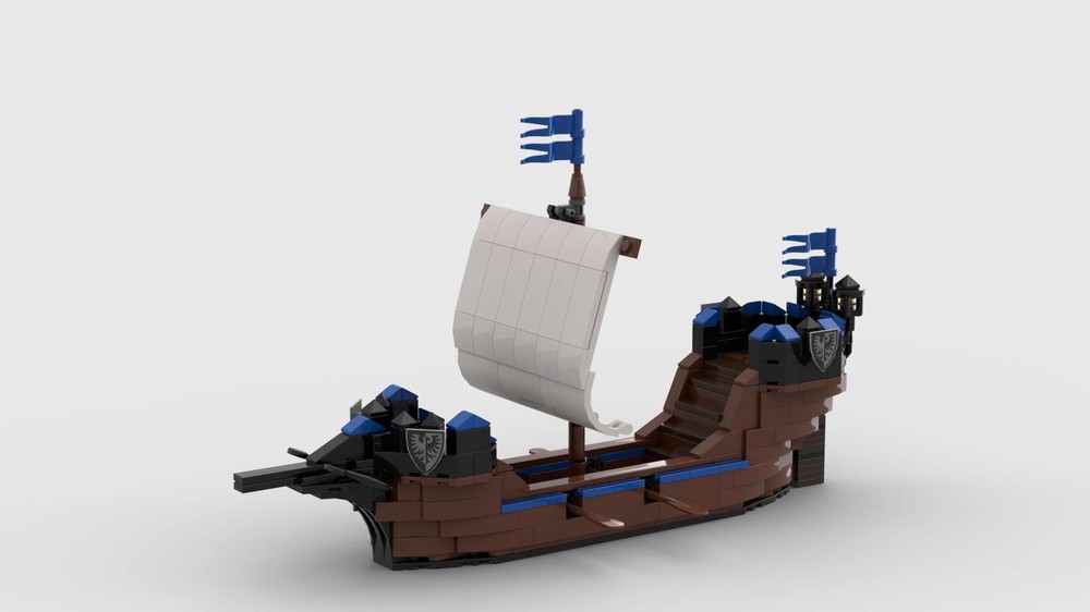 Lego Medieval Falcon Knight Ship