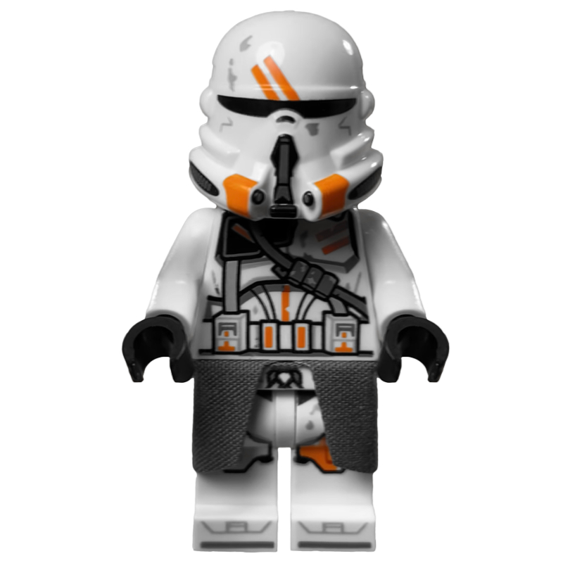 Lego Clone Trooper, Airborne, Orange Markings