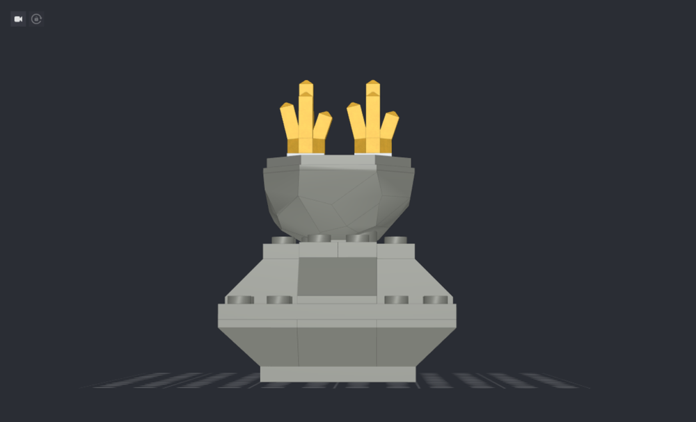Lego "Gold Mine" Statue