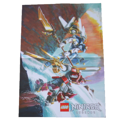 Lego Poster, Twin Titan Mechs