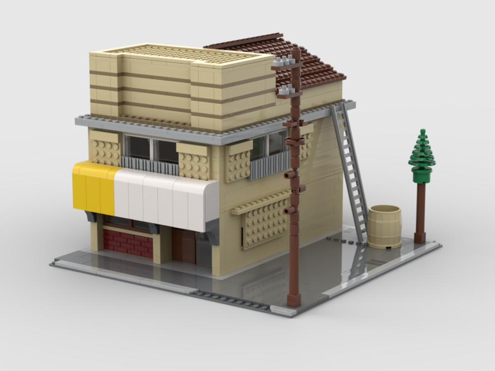Lego Modular Building - Initial D Tofu Shop