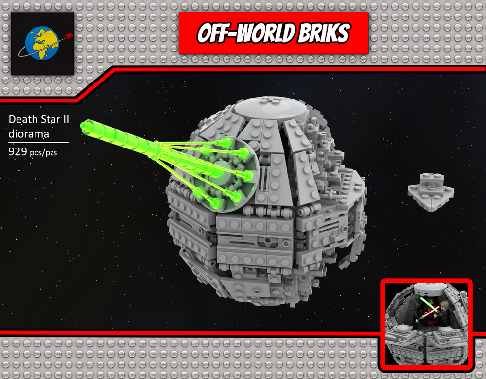 Lego Death Star II diorama