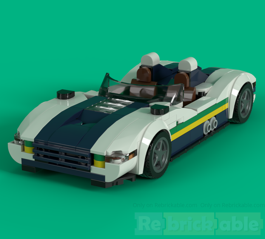 Lego AvienPylat Automobile Goeland Brun Sport