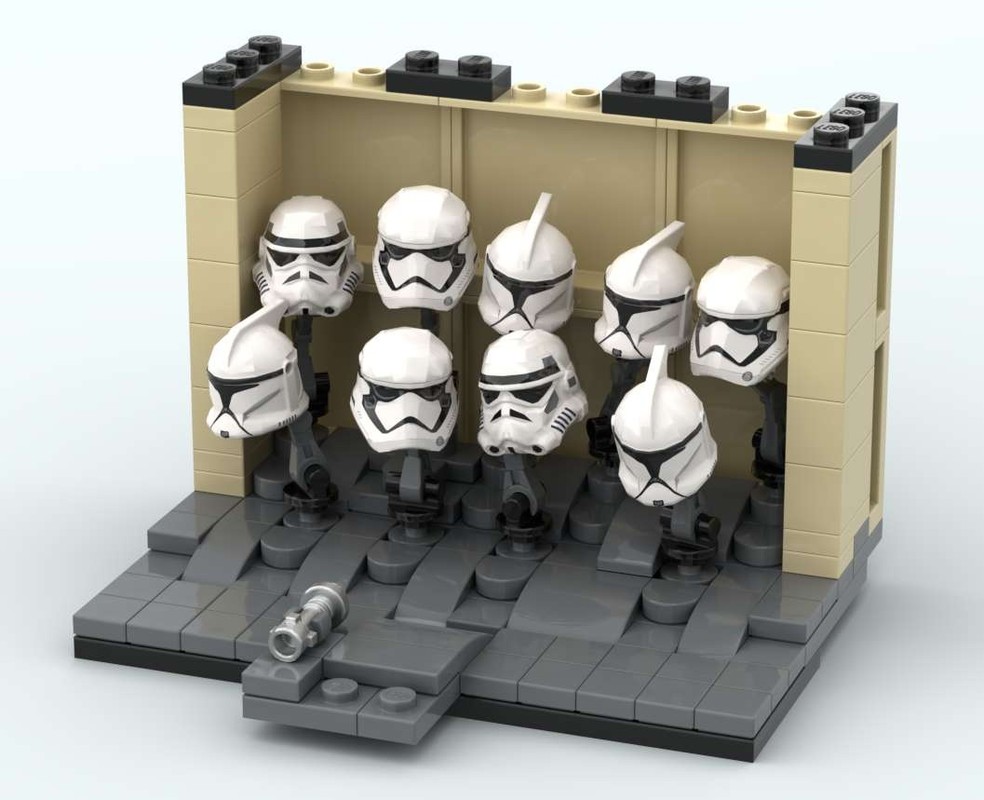 Lego SW Logo Minifig Module-9: CW Victory and Death-Final Scene