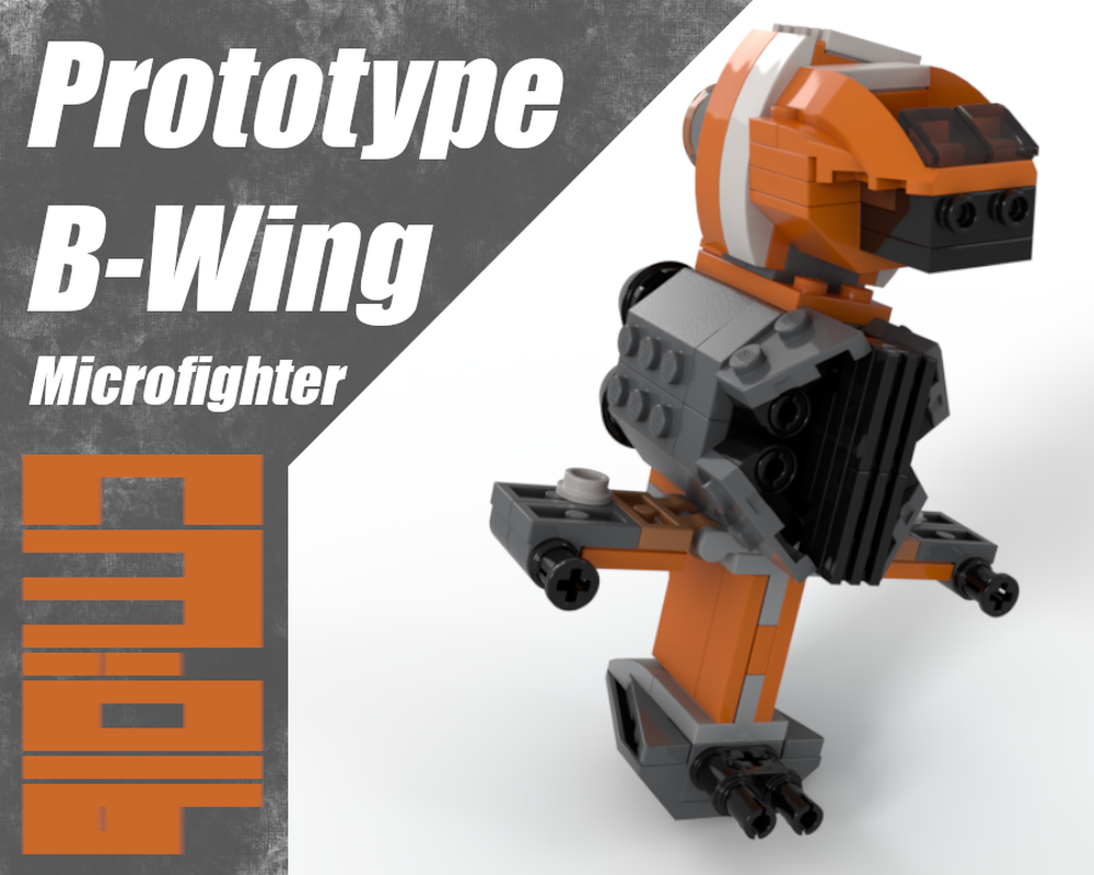 Lego Prototype B-Wing Microfighter