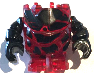 Lego Body Rock Monster - Torso/Legs with Black Arms Assembly