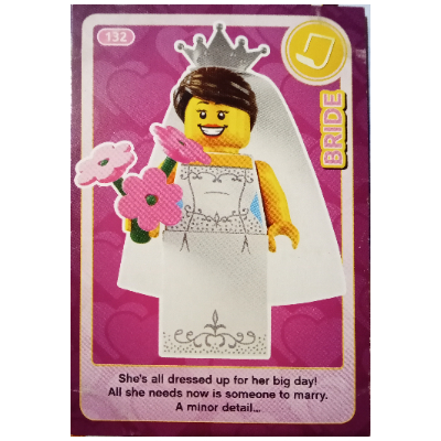 Lego Trading Card, Create The World - Bride