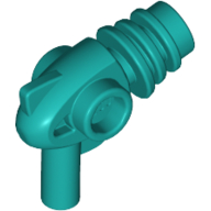 Lego Weapon Gun Ray / Sci Fi - Rounded Heat Diffusers / Dark Turquoise