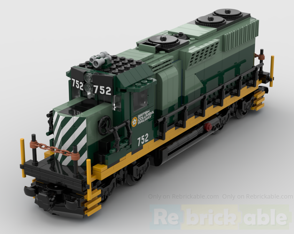 Lego BC Rail Heritage Livery