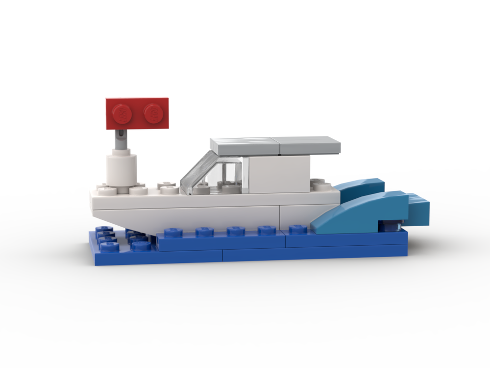 Lego 11005 White speedboat