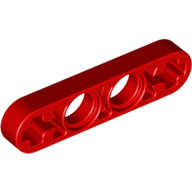 Lego Technic Beam 1 x 4 Thin / Red