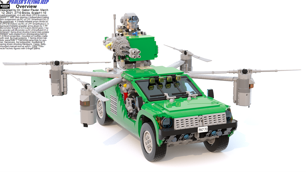 Lego PAULER’S FLYING JEEP