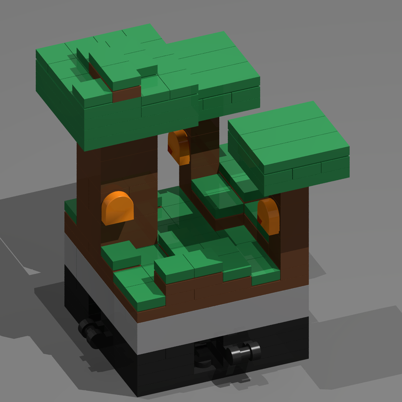 Lego micro biomes: jungle forest