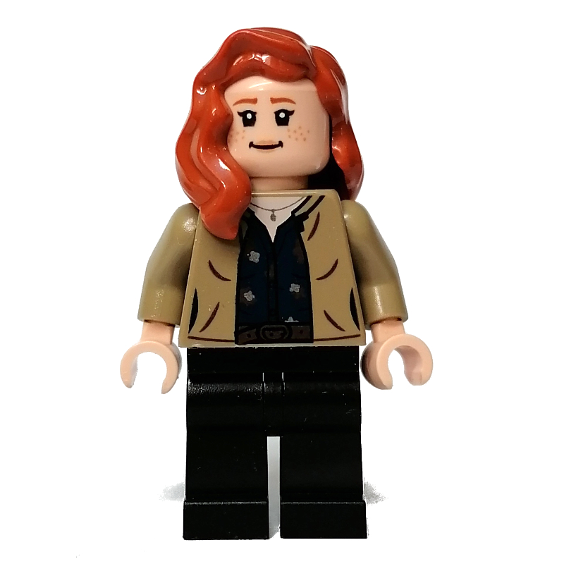 Lego Ginny Weasley, Adult, Dark Tan Jacket, Black Legs