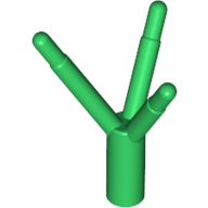 Lego Plant, Flower Stem with Bar / Green