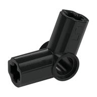 Lego Technic Axle and Pin Connector Angled #5 - 112.5° / Black