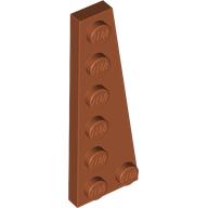 Lego Wedge Plate 6 x 2 Right / Dark Orange
