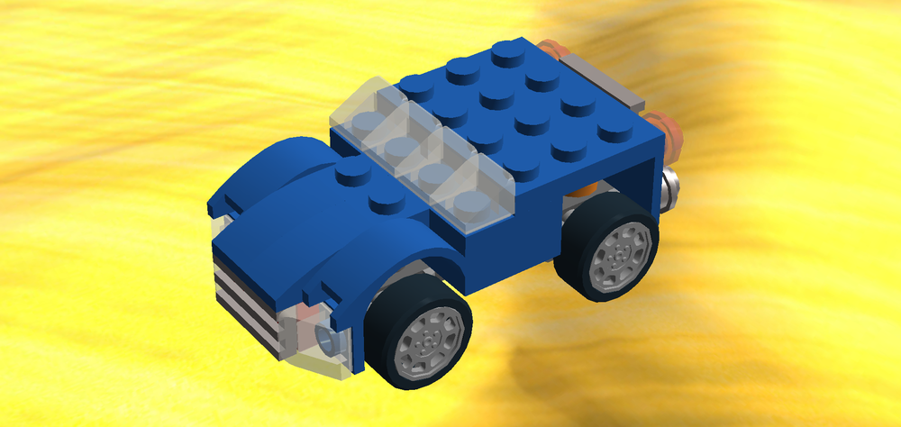 Lego 31027 alternate Blue Car