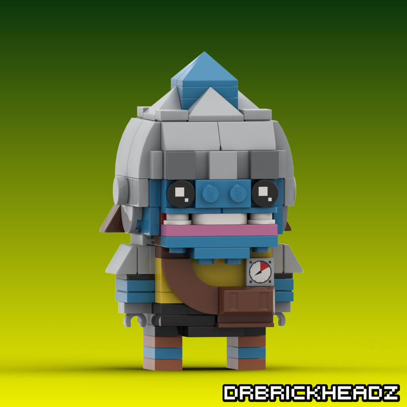 Lego Squatt (Mighty Morphin Power Rangers) Custom Brickheadz