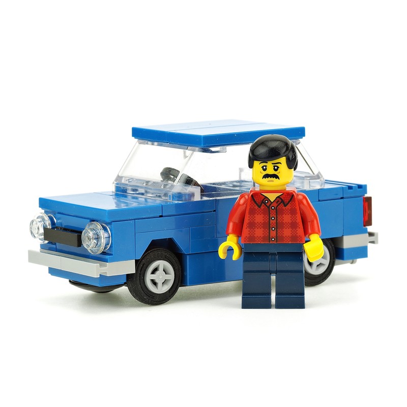 Lego Blue car ZAZ-968M