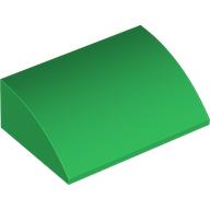 Lego Brick Curved 4 x 6 x 2 / Green