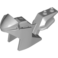 Lego Fairing, Motorcycle, Racing (Sport) Bike / Light Bluish Gray