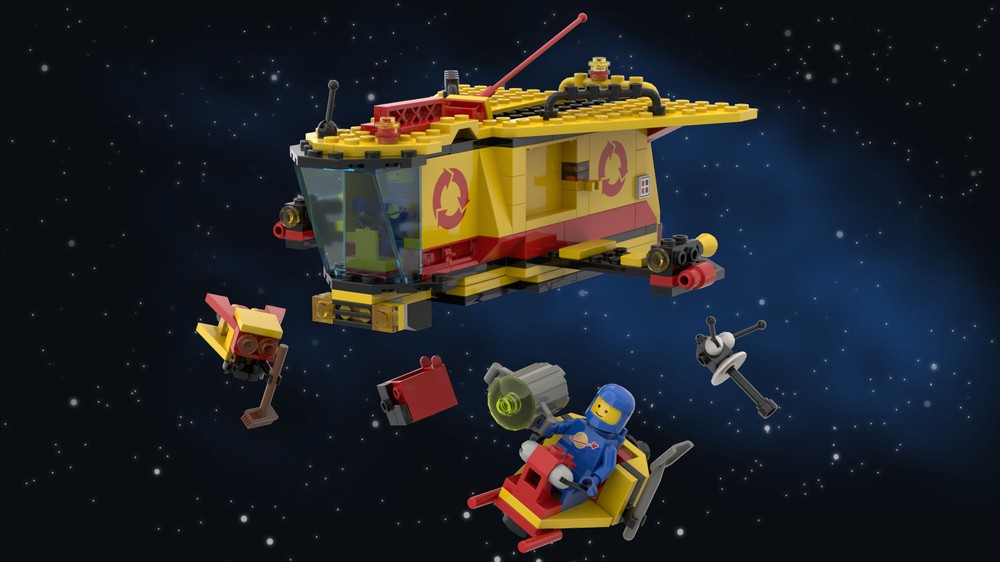 Lego Orbital Refuse Collection Vessel