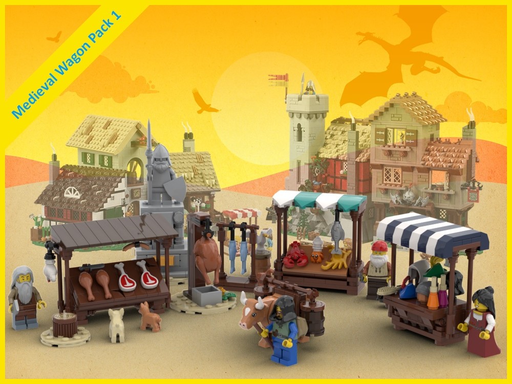 Lego Medieval market