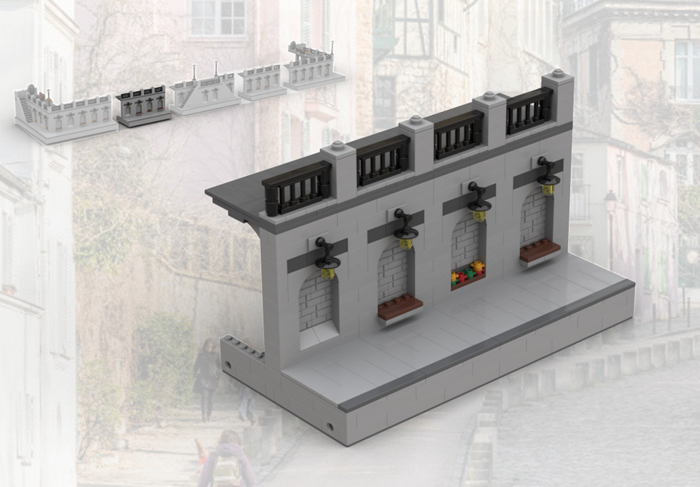 Lego Modular Parisian Promenade - Left section module