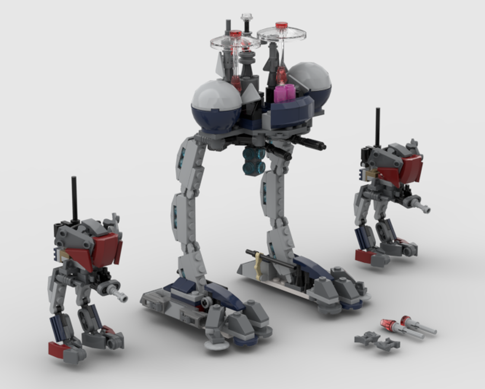 Lego 2x AT-RT and 1X AT-RM 2.0