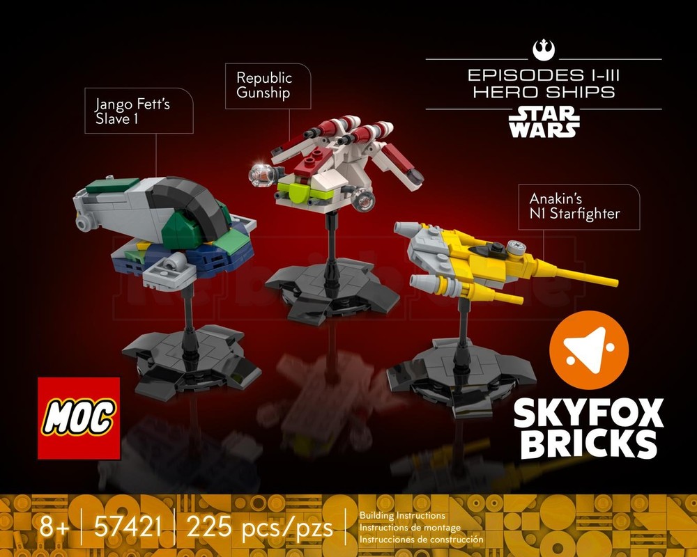 Lego SW Episodes I-III: Micro Hero Ships