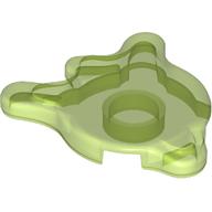 Lego Tile Special, Splat with Rounded Sides / Trans-Bright Green