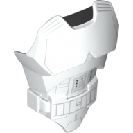 Lego Large Figure Torso Cover with Raised Belt and Stormtrooper Commander Print