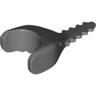 Lego Animal Body Part, Shark / Sawfish Head / Dark Bluish Gray