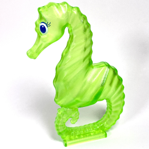 Lego Belville, Animal, Seahorse / Trans-Light Bright Green